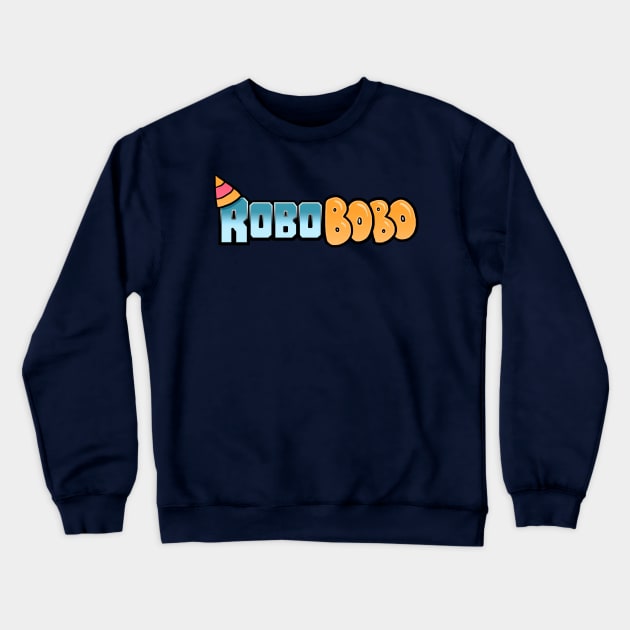 RoboBobo Crewneck Sweatshirt by samandfuzzy